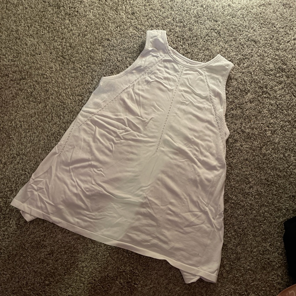 Athleta white tank top small